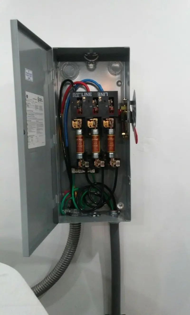 Three-phase disconnect switch installed for Electrical Wiring & Rewiring in Tamaqua